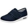 GSFY Women's Diabetic Shoes Wide Width Edema Shoes Breathable Memory Foam Lightweight Walking Sneakers for Elderly Swollen Feet Navy Blue view 1
