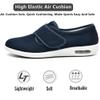 GSFY Women's Diabetic Shoes Wide Width Edema Shoes Breathable Memory Foam Lightweight Walking Sneakers for Elderly Swollen Feet Navy Blue view 2