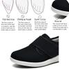 GSFY Women's Diabetic Shoes Wide Width Edema Shoes Breathable Memory Foam Lightweight Walking Sneakers for Elderly Swollen Feet Black view 4
