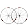Bikes Cycling Wheel 26 Inch Bicycle Wheelset 11 Speed Rims 559 Disc Brake Mountain Bike Wheel Sealed Bearing Hub QR for Cassette Flywheel (Size : White_26INCH) view 1