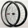LHHL 700c Bicycle Wheel Road Bike Wheelset Double Wall Alloy Rim 40mm Quick Release Wheel Sealed Bearing Hub Brake C/V for 7-11 Speed Cassette Flywheel (Size : Black) view 2