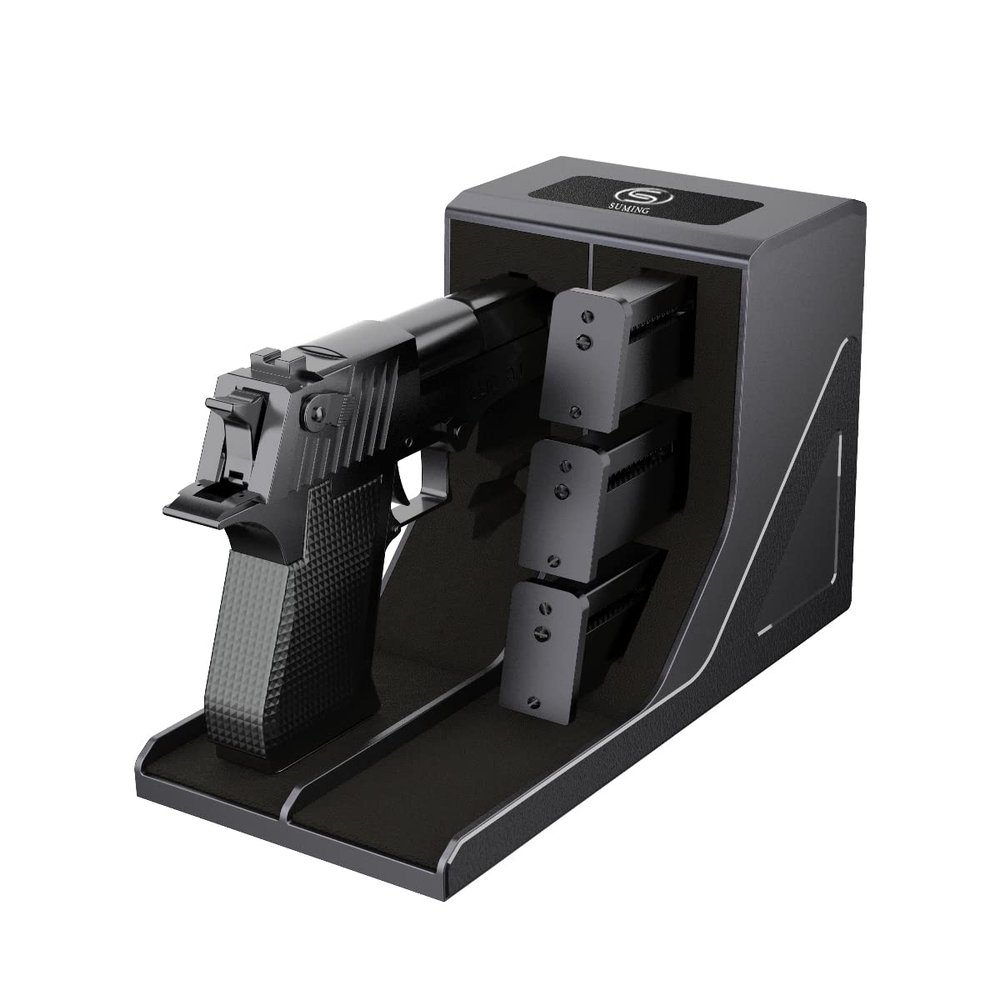 SUMING Universal Pistol Rack, Handgun Rack Pistol Holder for Gun Safe, Gun Holder Protective Pistol Stand Gun Storage Fit Most Handguns