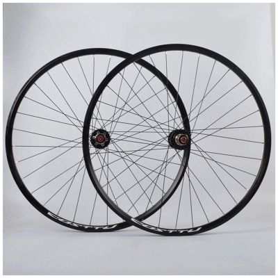 700c Road Bike Wheelset Disc Brake Bikes Bicycle Rim 29" Quick Release 7-10 Speed Cassette Freewheel Sealed Bearings Hub 32 Spoke (Size : Black_29 inch)