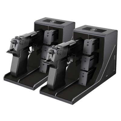 SUMING Universal Pistol Rack, Handgun Rack Pistol Holder for Gun Safe, Gun Holder Protective Pistol Stand Gun Storage Fit Most Handguns