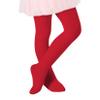 Century Star Girls Red Tights for Toddler 1-3t -Super Soft Footed Ballet Dance Tights For Kids view 1