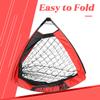 L RUNNZER Portable Soccer Goals, Soccer Nets for Backyard for Kids with Carry Bag, Foldable & Pop Up Training Goals, Set of 2, Red, 3.3x2.2 FT view 3