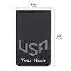 CRAFTSMAN GOLF USA Star Red Stripes Blue Pu Leather Scorecard & Yardage Holder Cover Also Available Customized Name Version (USA Custom) view 3