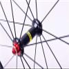 LHHL 700c Road Bike Wheelset Quick Release Wheel Bicycle Front Rear Wheel 28 Inch Ultra-Light Double Wall Alloy Rim 30mm C/V Brake for 8-11 Speed Cassette Flywheel 1560g (Size : Black hub) view 4