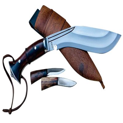 EGKH - Genuine Full Tang Blade Kukri Knife - 10" Panawal Angkhola Village Farmer Working Kukri,Hand Forged khukuri knife from nepal