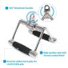 YRHH Parallel Grip Bodybuilding Multi-Gym and Cable Pulling, Steel Cable Grip for Fitness V-Shaped Bodybuilding Equipment Accessories-B view 4