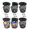 Pool Table Pockets Replacement Pockets for Billiard Table Set of 6 Plastic Web Pockets view 1
