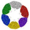 baotongle 12 PCS Cheerleading Squad Spirited Fun Poms Pompoms Cheer Costume Accessory for Party Dance Sports (Multicolor) view 4