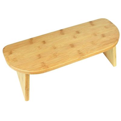Meditation Bench, Foldable Meditation Bench, Bamboo Meditation Table, Inclined Leg Meditation Stool, Knee Board Meditation Kneeling Stool/Convenient Kneeling Sitting/A / 50 * 19 * 18.5cm