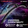 Mission Darts TOR100 Torus 100 | Dartboard LED Folding Portable Travel Lighting System, Sand Blasted Black view 4