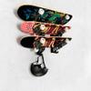 Hikeen Skateboard Rack Wall Mount Skateboard Storage Rack Skateboard Holder, Load Bearing Skateboard Rack, Vertical Space Saving Design view 1