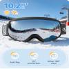 findway Kids Ski Goggles, Kids Snowboard Goggles for Boys Girls Toddler age 3-12 view 2