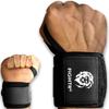 FIGHTR Wrist Wraps 45cm Wrist Wraps for Fitness, Powerlifting, Bodybuilding, Weightlifting & Crossfit (Black) view 1