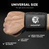 FIGHTR Wrist Wraps 45cm Wrist Wraps for Fitness, Powerlifting, Bodybuilding, Weightlifting & Crossfit (Black) view 3