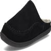 Clarks Men's Sherpa Lined Indoor & Outdoor House Slipper (10 M US, Black) view 1