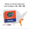 NCAA University of Florida GatorPass Toll Sticker; E-PASS Prepaid toll Program, Works on All toll Roads in FL, GA, NC view 4
