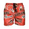 FOCO Cleveland Browns NFL Mens Logo Rush Swimming Trunks - M view 1