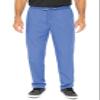 Med Couture Men's Straight Leg Scrub Pant with Zip Fly Front, 6 Pockets, and Elastic Waistband - MC7779T, S Tall, Ceil view 1