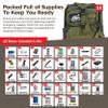 Bug Out Bag Backpack Bugout Kit Great for Family - Survival Backpack for Earthquakes, Hurricanes, Floods, Tornados, Fires & Other Disasters (Digital Camo) view 2