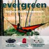 Evergreen Lightweight Outdoor Portable Camping Hammock - Single & Double with Tree Straps for Backpacking, Camping, Travel, Hiking (Double, Green) view 2