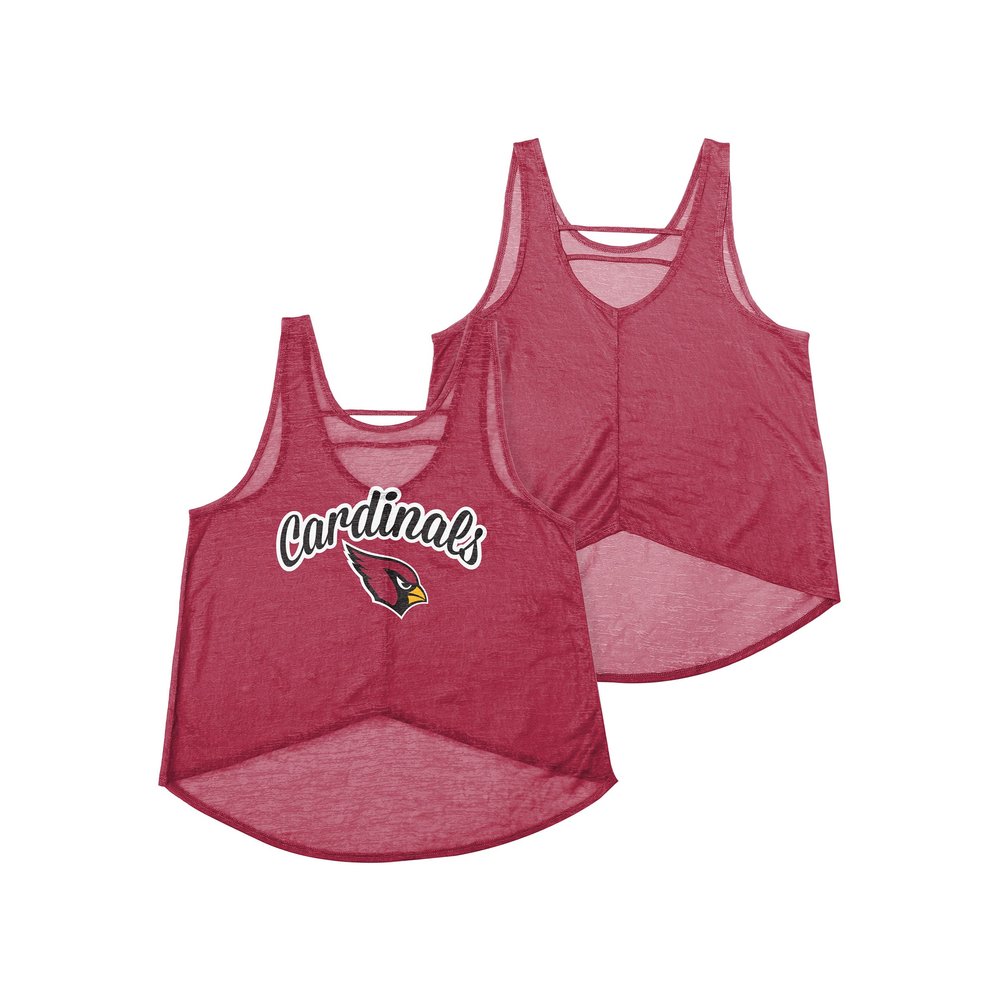 Arizona Cardinals NFL Womens Burn Out Sleeveless Top - S