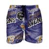 FOCO Baltimore Ravens NFL Mens Logo Rush Swimming Trunks - M view 1