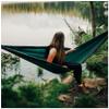 Evergreen Lightweight Outdoor Portable Camping Hammock - Single & Double with Tree Straps for Backpacking, Camping, Travel, Hiking (Single, Green) view 1
