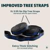 Evergreen Lightweight Outdoor Portable Camping Hammock - Single & Double with Tree Straps for Backpacking, Camping, Travel, Hiking (Single, Green) view 4