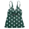 FOCO Women's Standard NCAA Team Mini Logo Bathing Swim Suit, Tankini Top, XX-Large view 2