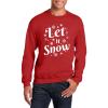 Let It Snow Christmas Crewneck Sweetshirt for Men - Funny Xmas Gifts Ugly Costumes | Cool Graphic Tee view 1