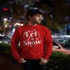 Let It Snow Christmas Crewneck Sweetshirt for Men - Funny Xmas Gifts Ugly Costumes | Cool Graphic Tee view 2