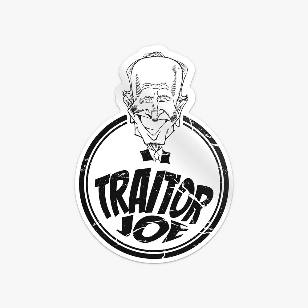 Traitor Joe Grunge Vinyl Sticker Car Bumper Decal