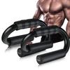 AIR-ONE SPORTS Push Up Bars - 600 lb Capacity, Extra Thick Non-Slip Foam Grips, Heavy Duty, Ideal for Home Gym Strength Training, Suitable for Users Over 200 lbs, Black