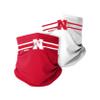 FOCO Nebraska Cornhuskers NCAA Stitched 2 Pack Gaiter Scarf view 1