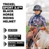 Troxel Sport 2.0 Injection Molded Horse Riding Helmet, Lightweight Adjustable Design, Safety Horseback Riding Gear view 2