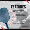 Engage Pursuit EX Graphite Pickleball Paddle  Rough Texture for Long Lasting Spin  Responsive Core for Control and Feel  Standard Grip, Lightweight (7.5-7.8 oz) - USAP Approved view 2