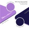 MILLENTI Yoga Mat Fitness Equipment - 6mm Thick TPE Material Yoga Mat Eco Friendly, Premium-Design Print, Non-Slip Exercise Mat For Home, Gym, Pilates Mat, Mandala Purple, YMB13WPU view 2