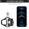 KOOTU SPD Bike Pedals 9/16" Universal Road Bike Pedals Bicycle Platform Pedals Clipless Pedals Suitable for Road Bike Spin Bike MTB Indoor Bike view 3