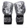 Fairtex BGV14 Muay Thai Boxing Microfibre Gloves for Men, Women, Kids | MMA Gloves, Kickboxing, Gym, Workout | Premium Quality, Light Weight & Shock Absorbent Boxing Gloves- (Black/White/8oz) view 3