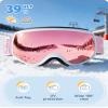 findway Kids Ski Goggles, Kids Snowboard Goggles for Boys Girls Toddler age 3-12 view 2