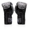Fairtex BGV14 Muay Thai Boxing Microfibre Gloves for Men, Women, Kids | MMA Gloves, Kickboxing, Gym, Workout | Premium Quality, Light Weight & Shock Absorbent Boxing Gloves- (Black/White/16oz) view 2