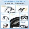 findway Kids Ski Goggles, Kids Snowboard Goggles for Boys Girls Toddler age 3-12 view 3