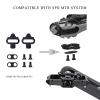 Mountain Bike Pedals - Dual Function Flat and Clipless Pedal - 3 Sealed Bearing Platform Pedals Clipless Compatible with SPD, Bicycle Pedals for BMX Spin Exercise Peloton Trekking Bike view 3