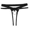 ACSUSS Men Hollow Out Erotic Underwear Briefs Lingerie Harness Belt Strap Elastic Band Clubwear Black B One Size view 4