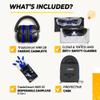 TradeSmart All-in-One Shooting Ear Protection - Comfort+ NRR 28 Earmuffs, Glasses & Earplugs + Carry Case view 2