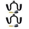 Universal Adjustable Stand Rack  Sword Wall Organizer Storage Hook Wall Collection Display Hanger Wall Mount Rack for Sword,Dagger,Axe,Keyblade, etc 2/PK No Sword  Vertical or Horizontal Display view 3
